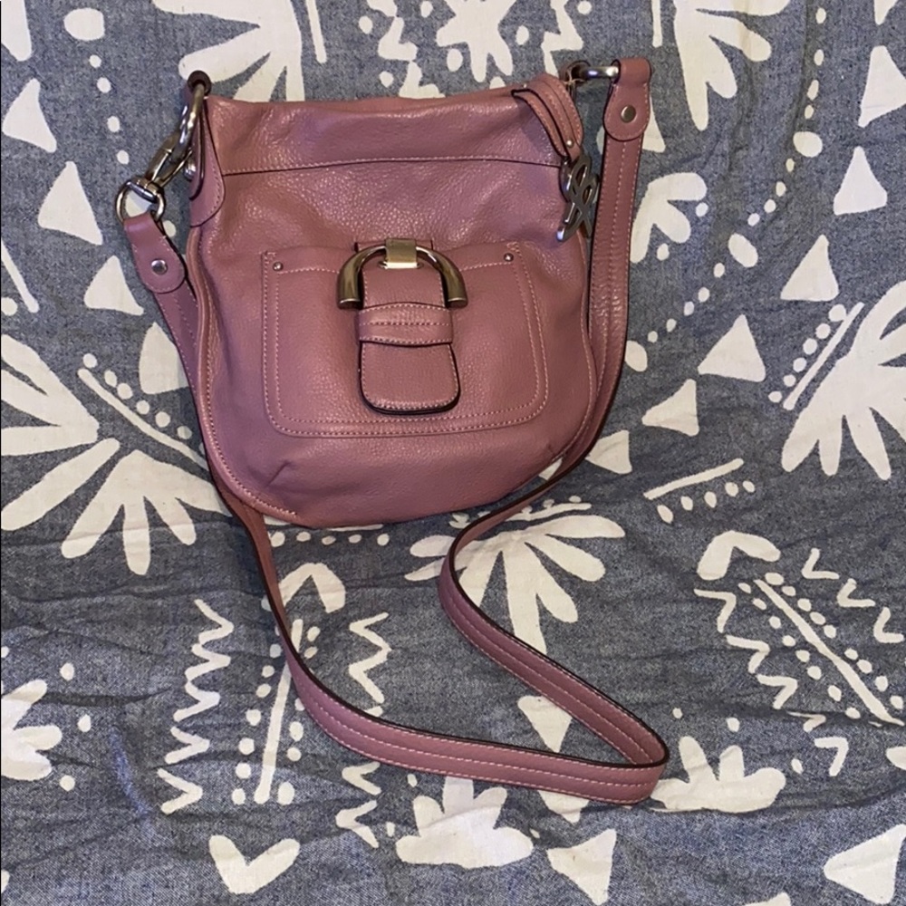B Makowski pink crossbody